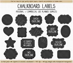 Printable Chalkboard Labels