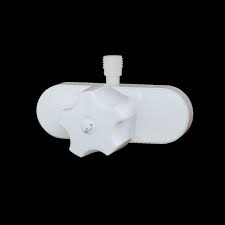 White Rv Single Knob Shower Only With