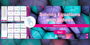 Solving Equations With Indices