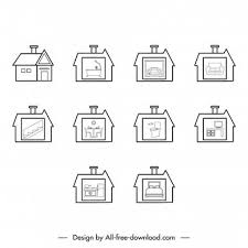 Vector Simple Home Icon Vectors Images