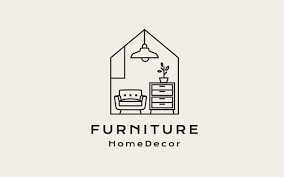 Art Home Furniture Logo Design Template