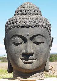 Large Garden Buddha Head Fountain Water