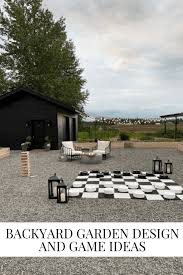 Backyard Garden Design And Game Ideas