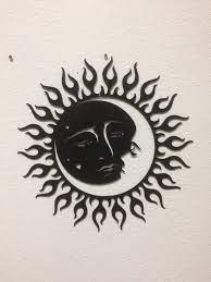 Sun Moon Stars Metal Art Wall Art Home