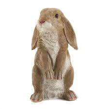 Curious Rabbit Garden Statue 4504820v