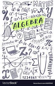 Maths Symbols Icon Set Algebra Or