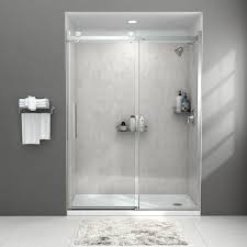 Alcove Shower Wall With Corner Shelf