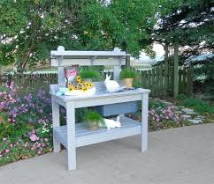 Cypress Outdoor Potting Table From