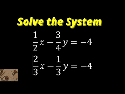 Linear Equations With Fractions