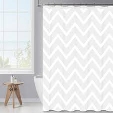 Aura Bathroom Grey Zigzag Shower