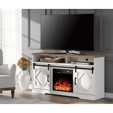 Wampat Electric Fireplace Tv Stand For