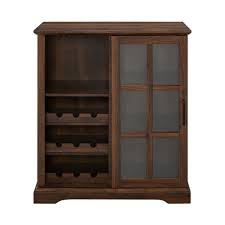 Walker Edison Bar Cabinet With Sliding