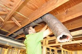 Vapor Barrier Installing Ductwork