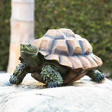 Alpine 9 Inch Turtle Garden Statue