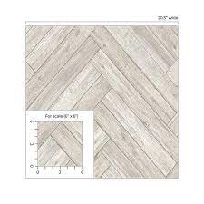Surface Style Herringbone Wood Whitewash L Stick Wallpaper 20 5 In W X 18 Ft L
