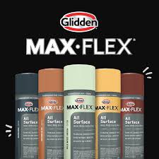 Glidden Max Flex 12 Oz Satin Brick Red