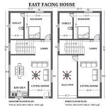 20 X40 East Facing House Plan Design