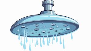 Cartoon Ilration Of Shower Head And