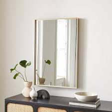 Deep Frame Metal Rectangle Wall Mirror