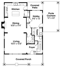 House Plan 60911 Craftsman Style With