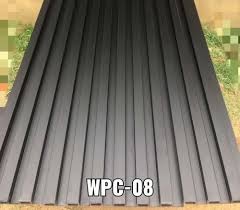 Plain Wpc 08 Fluted Panel For