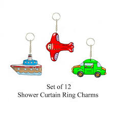 Cars Shower Curtain Hook Accents
