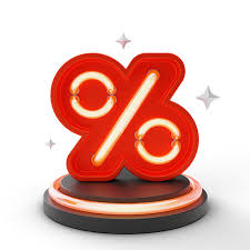 Discount Sign 3d Icon In Png