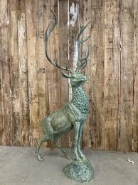 Bronze Deer Sculpture Animal Art Statue