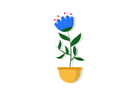 Spring Flower Garden Icon Graphic By