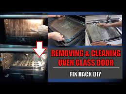 Glass Oven Door By Glass Removal