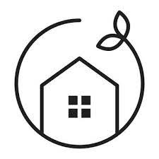 House And Leaves Vector Icon Luxury