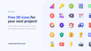 Free 3d Icon Pack 1 Figma Community