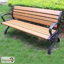 Public Park Furniture Wooden Plastic