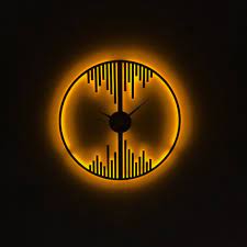 Led Clock Metal Led Wall Clock