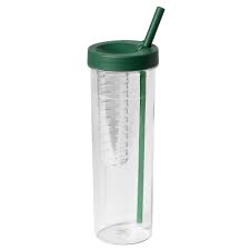 Fruit Infuser Water Bottle With Straw