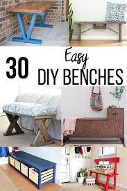 30 Easy Diy Bench Ideas You Can Build