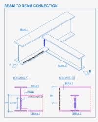 steel structure beam to beam connection