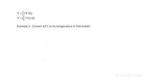 Interconverting Temperatures In Celsius