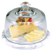 Norpro Marble Cheese Baord With Glass Dome