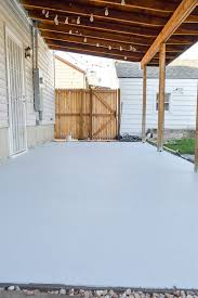 To Stencil An Existing Concrete Patio