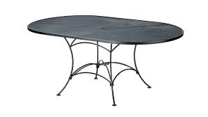 Mesh Top 42 Oval Dining Table With