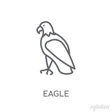 Eagle Linear Icon Modern Outline Eagle