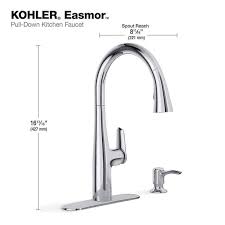 Kohler Easmor Single Handle Pull Down