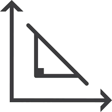 Angle Equation Graph Icon Solid Style