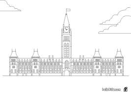 Canada Parliament Coloring Pages