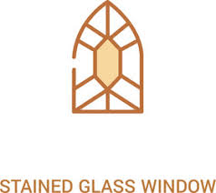 Stained Glass Window Logo Vector Images