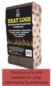 Heat Logs Compressed Sawdust Pk 12