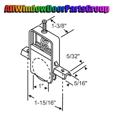 Steel Wheel Patio Screen Door Roller