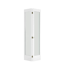 Solid Core Wood White Bi Fold Door