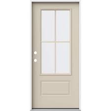 Primed Steel Prehung Front Door